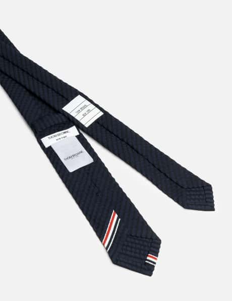 Wool Seersucker RWB Tie view 8
