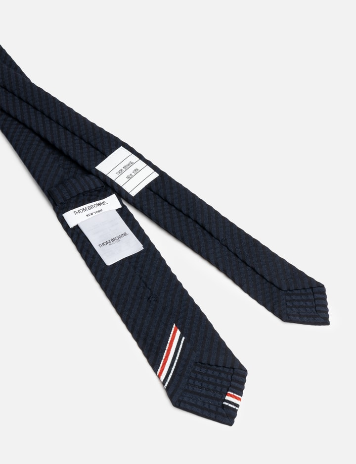 Thom Browne Wool Seersucker RWB Tie