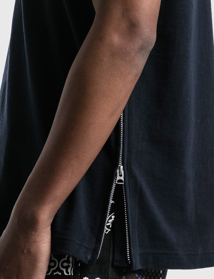 Side Zip Cotton T-shirt Placeholder Image