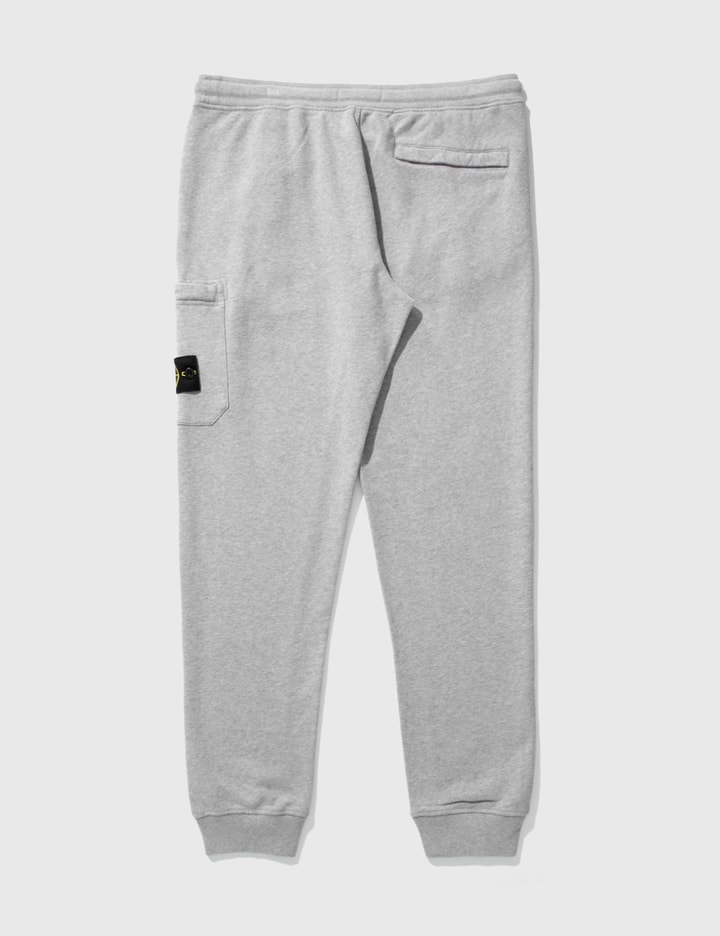 Shop Stone Island Cotton Sweatpants In Grey