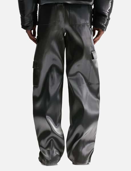 LIQUID METAL Trousers (White HE Logo)