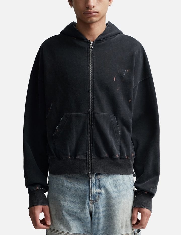 Destroyed Workers Zip Hoodie Placeholder Image