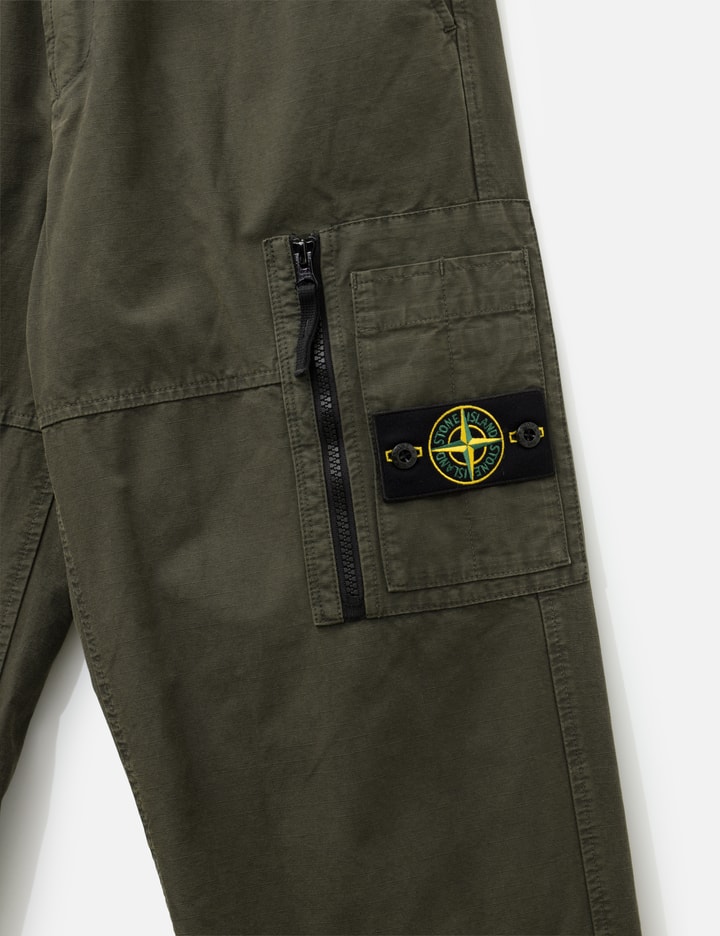 Stone Island Organic Cotton Ripstop Cargo Trousers
