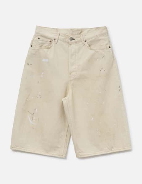 Distressed Denim Shorts view 6