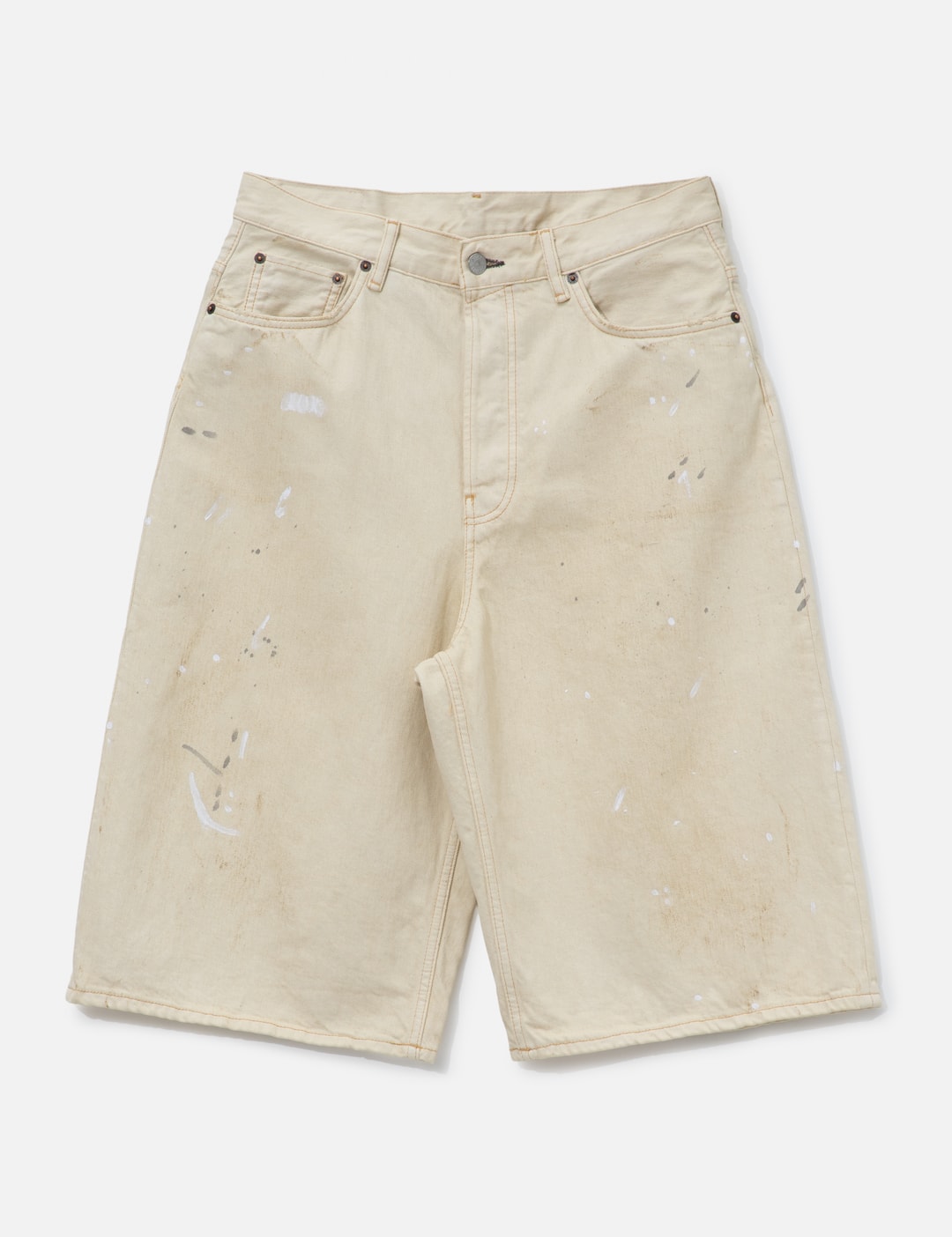 Distressed Denim Shorts view 7