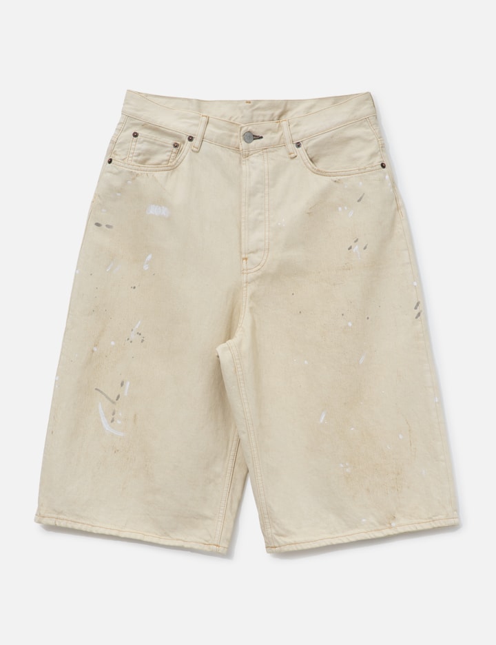 Distressed Denim Shorts