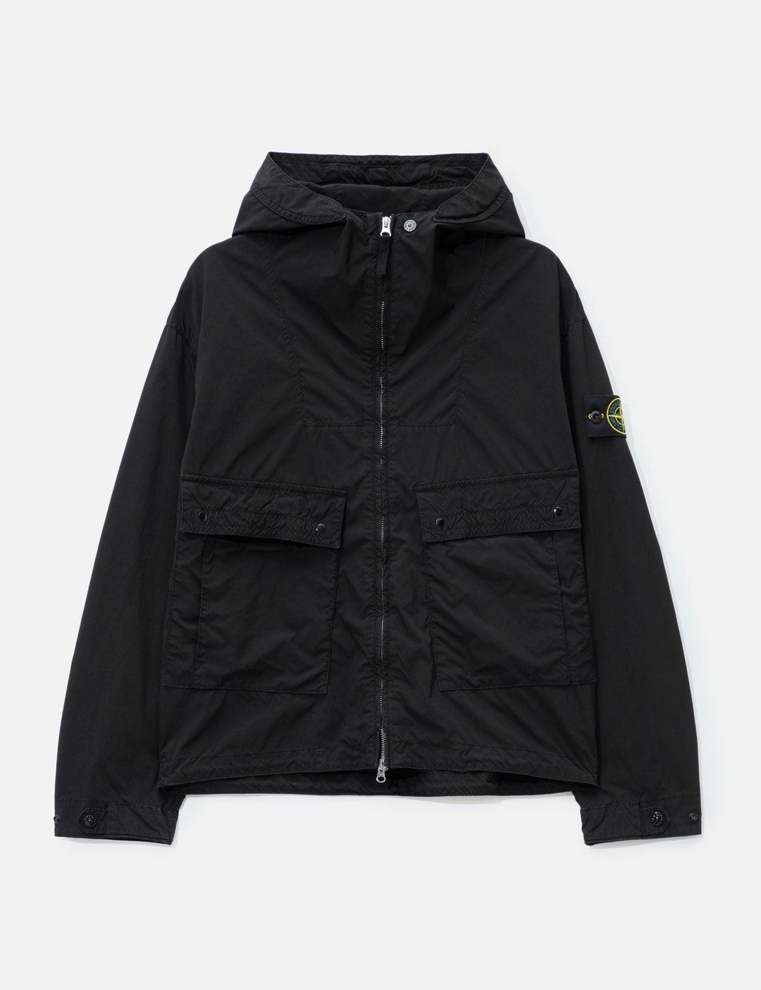 Light Compact Touch Poly-TC Hooded Jacket