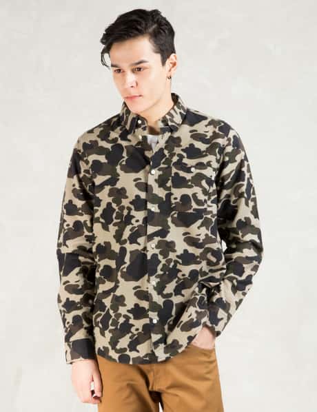 Human Made Duck Camo Flannel Shirt Neutrals / L