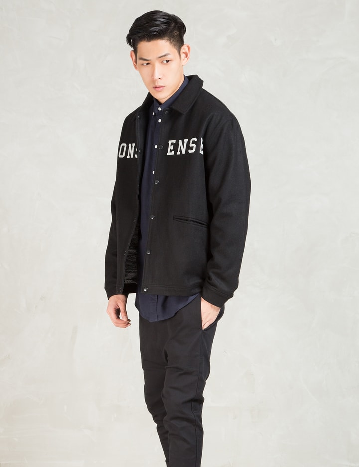 Black Wool Coaches Jacket Placeholder Image