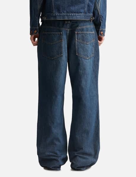 Papillon Embroidery Boot-Cut Jean - 12oz Denim view 13
