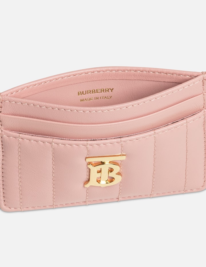 Burberry Lola Quilted Leather Card Case Pink