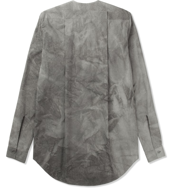 Slate Grey SALIX Collarless Shirt Placeholder Image