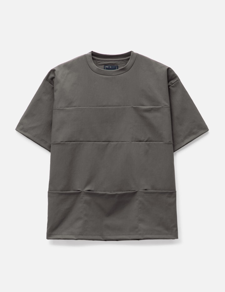 Meanswhile Packable Pocket Tee In Grey