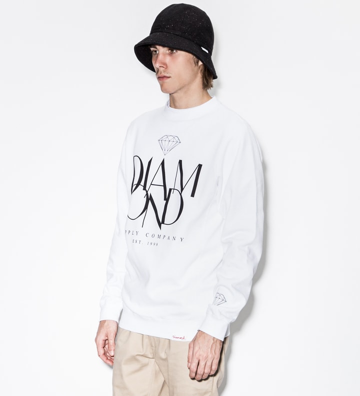 White Parsian Crewneck Sweater Placeholder Image