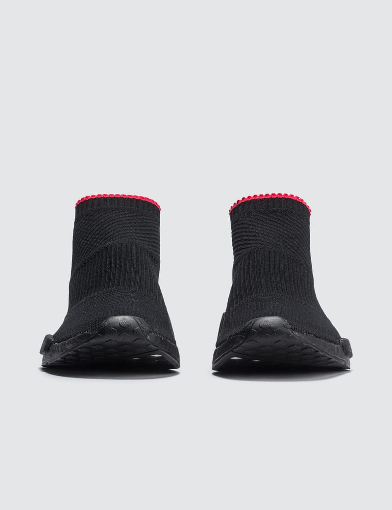adidas nmd cs1 core black shock red