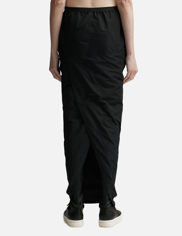 Shop Rick Owens Soft Pillar Long Skirt In Black