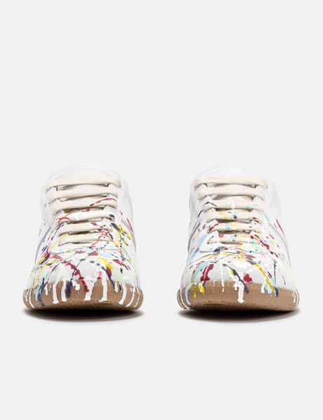 Maison Margiela - Paint Replica Sneakers  HBX - Globally Curated Fashion  and Lifestyle by Hypebeast