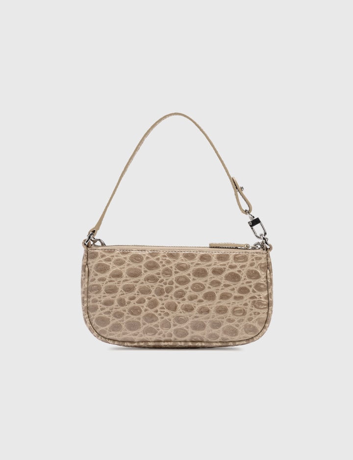 Mini Rachel Clay Circular Croco Embossed Leather Bag Placeholder Image