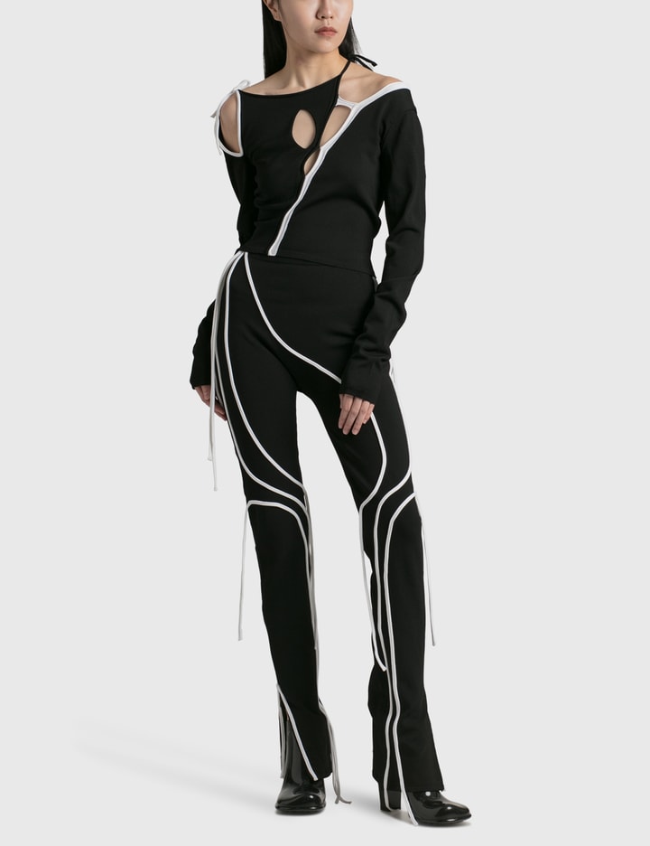 KNIT STRAPPY LEGGINGS Placeholder Image