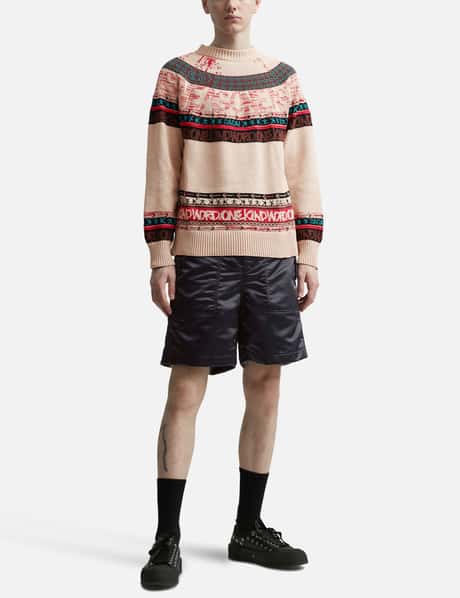 Sacai - Sacai x Eric Haze ジャガード ニット プルオーバー | HBX  