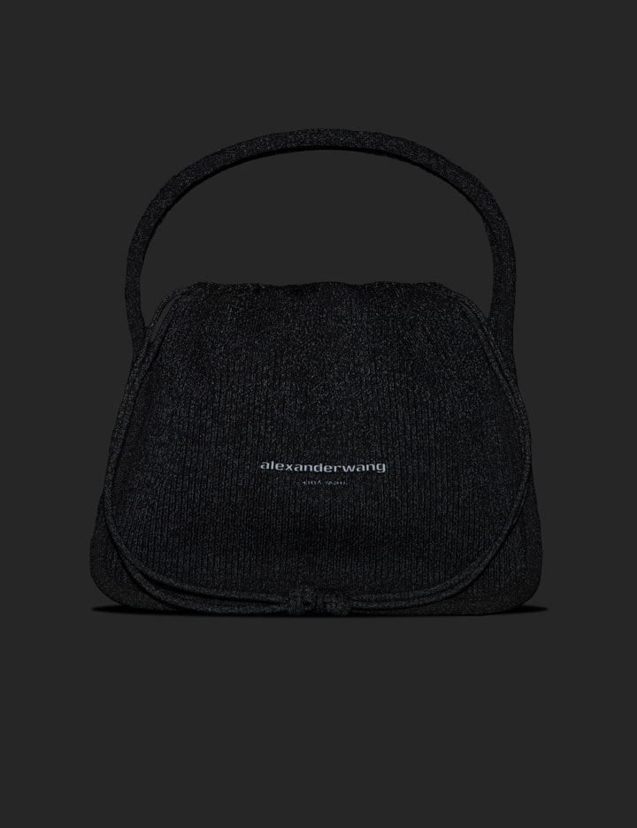 Alexander Wang Small Ryan Drawstring Bag In Silver