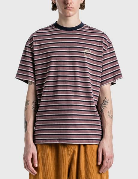 94 Striped T-Shirt - Orange Multi – Brain Dead