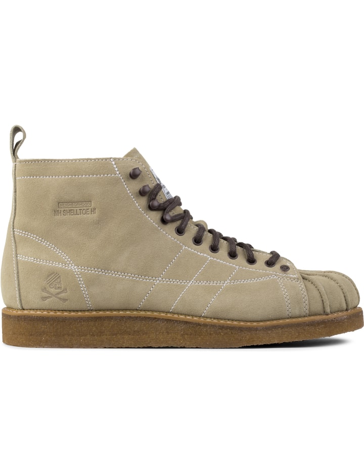 adidas Originals - Adidas Originals X Neighborhood Sand Suede Nh Shelltoe Boots | HBX adidas Originals - Adidas Originals X Neighborhood Sand Suede Nh Shelltoe Boots | HBX