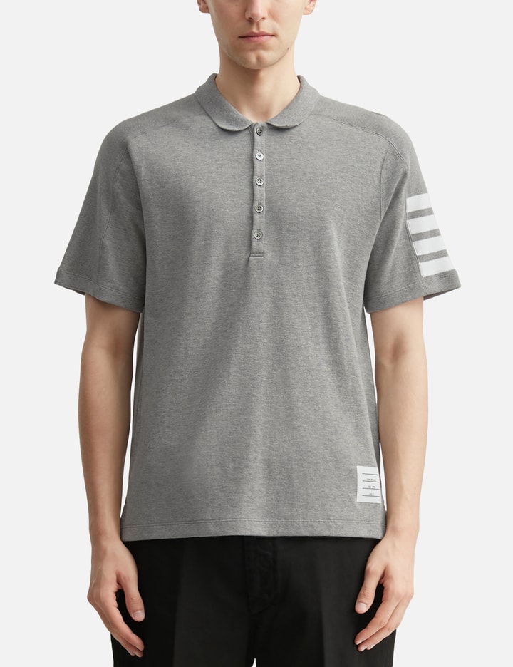 톰브라운 Milano Cotton 4-Bar Polo