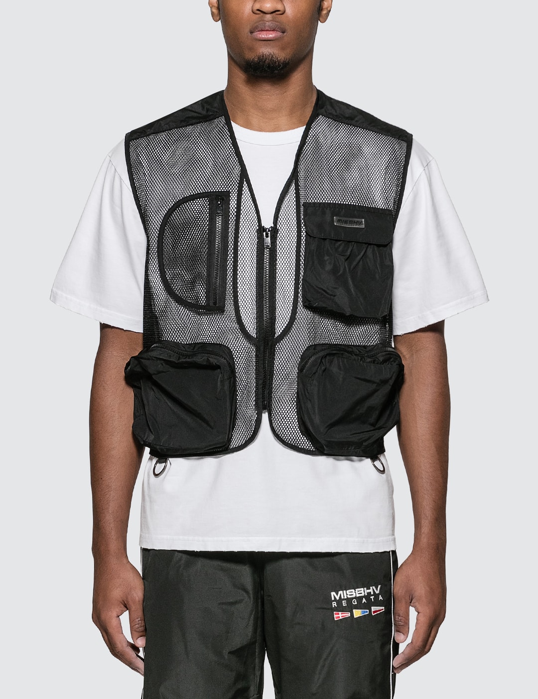 M I S B H V Men's Monogram Vest