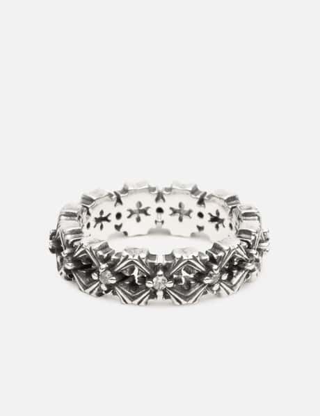 CRUCIS Quadruplets Classic Oxidised Ring view 6