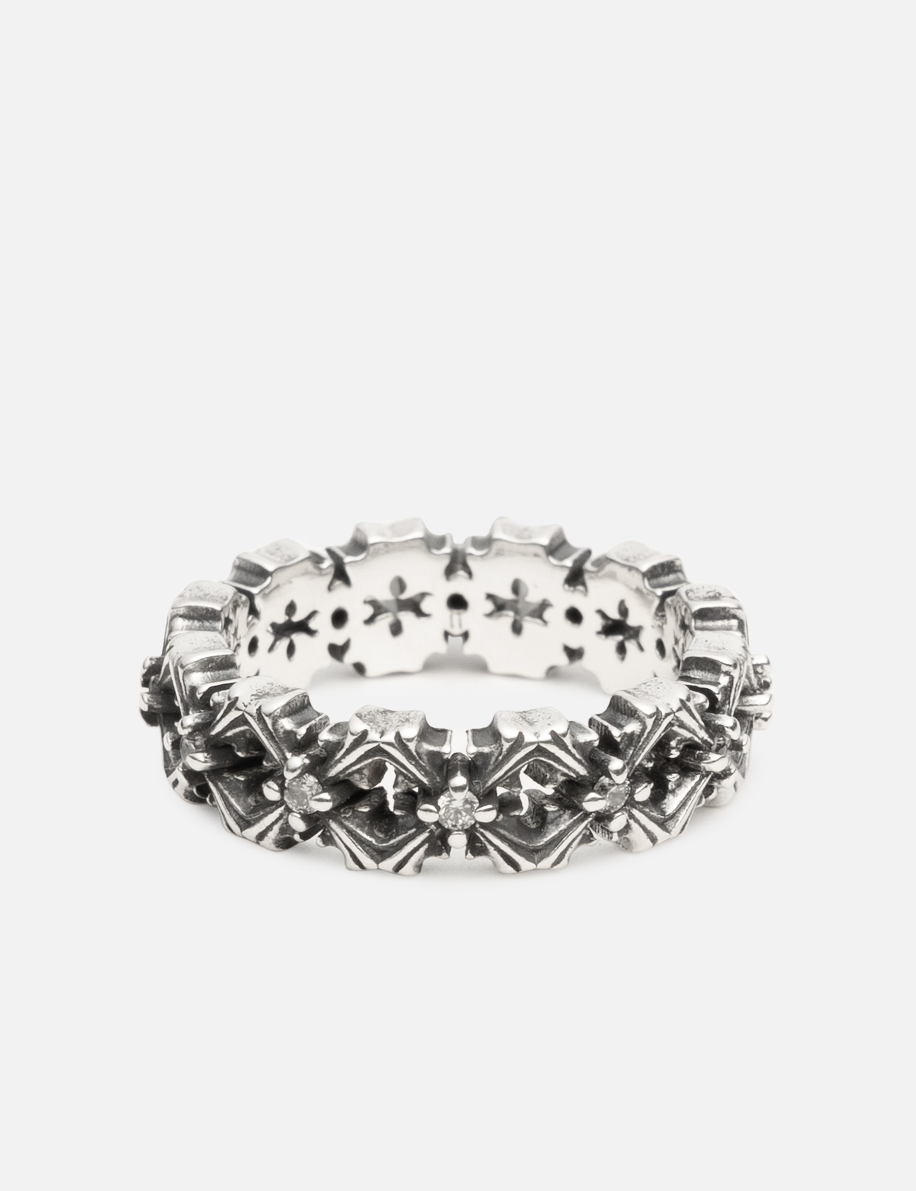 CRUCIS Quadruplets Classic Oxidised Ring view 11