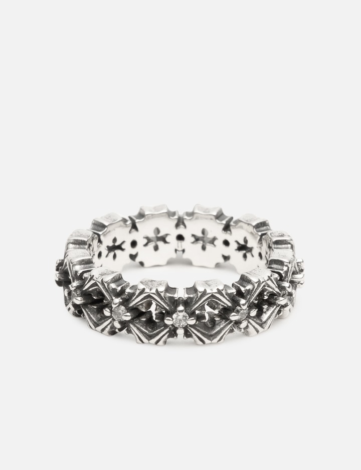 CRUCIS Quadruplets Classic Oxidised Ring
