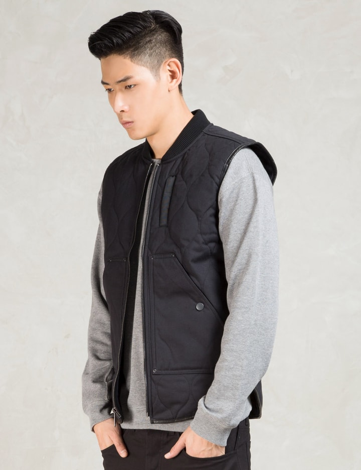 Black Quilted Vest Placeholder Image