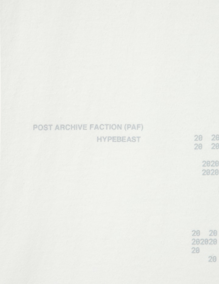 POST ARCHIVE FACTION (PAF) x Hypebeast 20th Anniversary T-shirt Placeholder Image