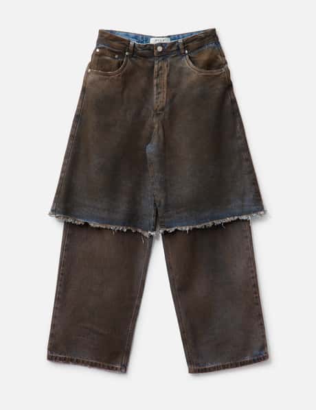 PIET Overlayed Denim Trousers