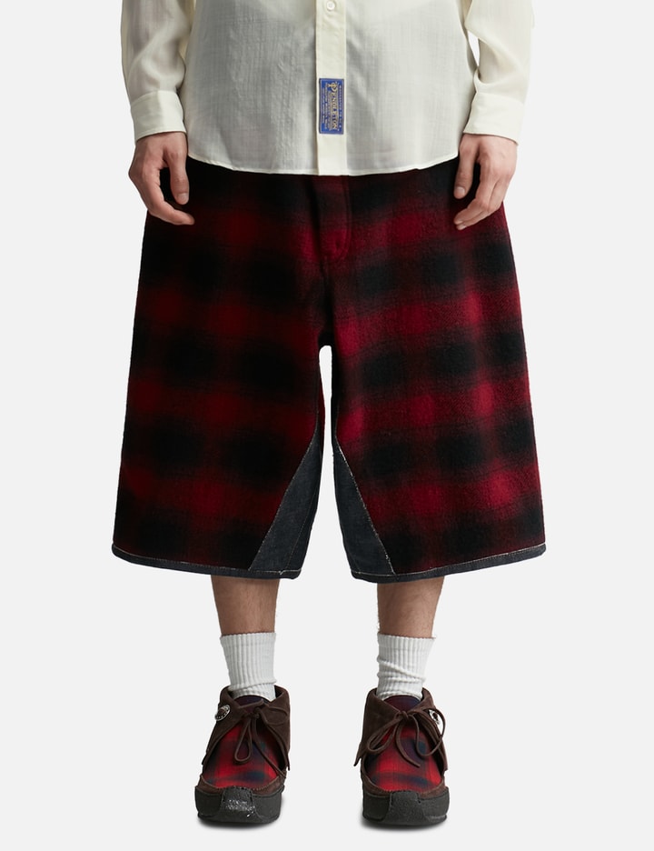 Pendleton Flannel Denim Shorts Placeholder Image