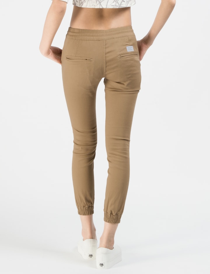 Khaki Women Sprinter Jogger Pants Placeholder Image