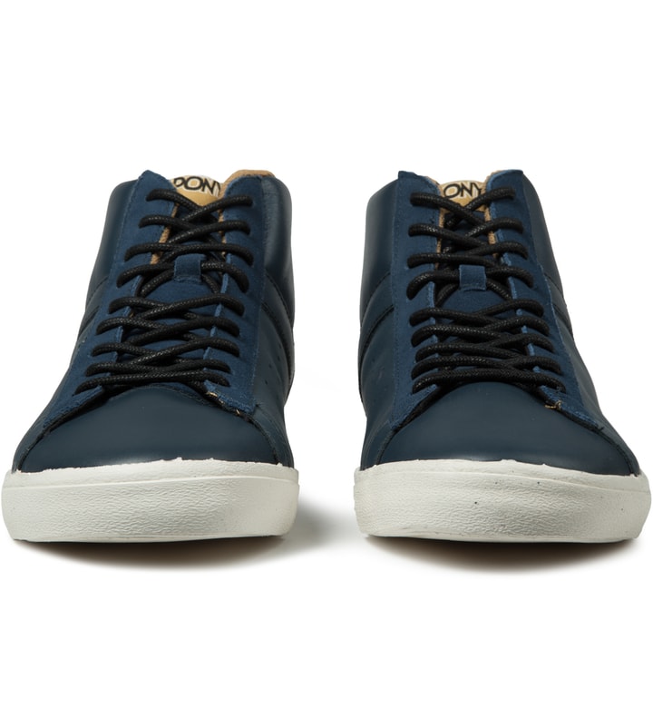 Blue Topstar Hi Leather Sneakers Placeholder Image