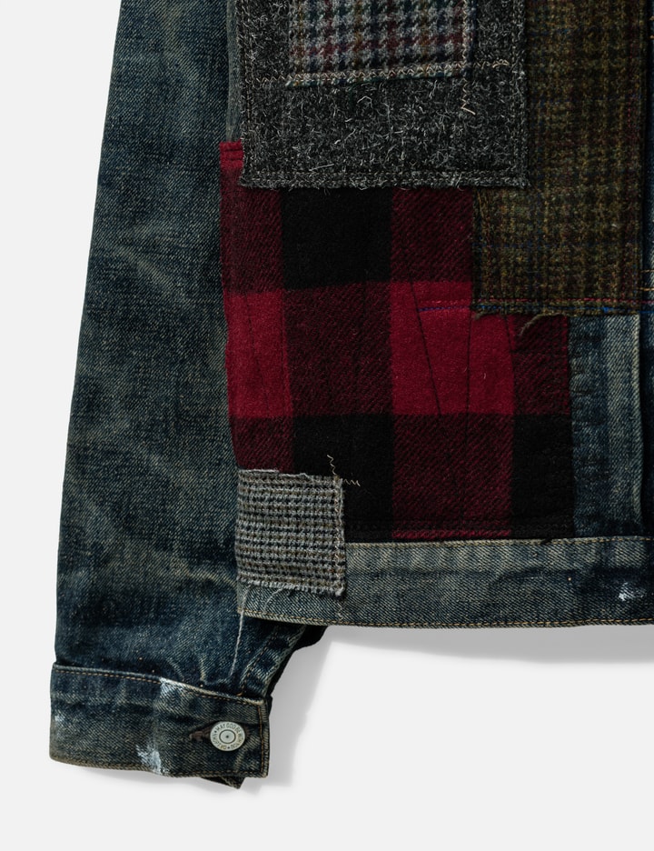 Junya Watanabe Man Junya Watanabe Man X New Manual Cotton Denim Multi Fabrics Mix Trucker