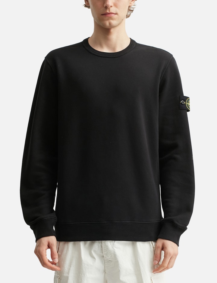 Brushed Organic Cotton Fleece Sweatshirt With Ribbed Insert Placeholder Image