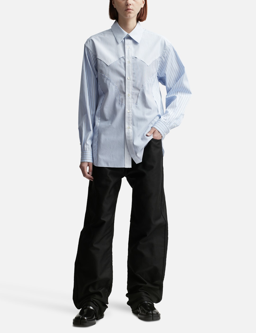 Stripe Yoke Shirt view 12