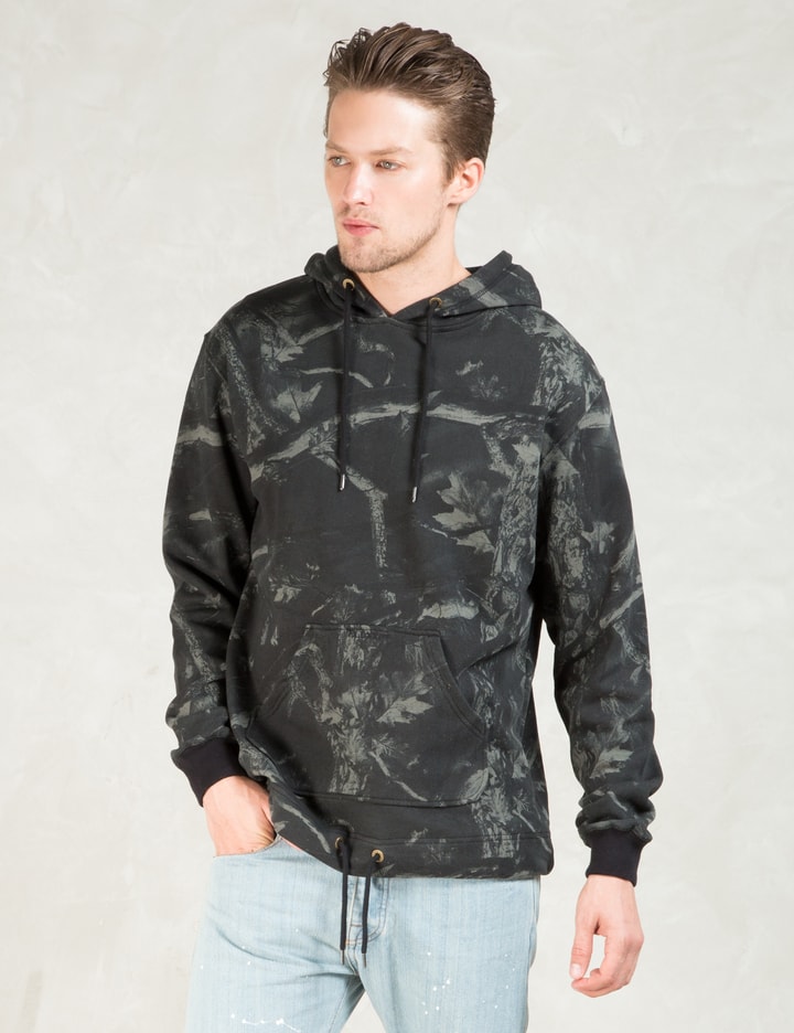 Black Division Open Bottom Hoodie Placeholder Image