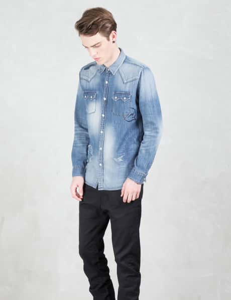 Denim By Vanquish & Fragment - Remake Western Denim L/S Shirt 