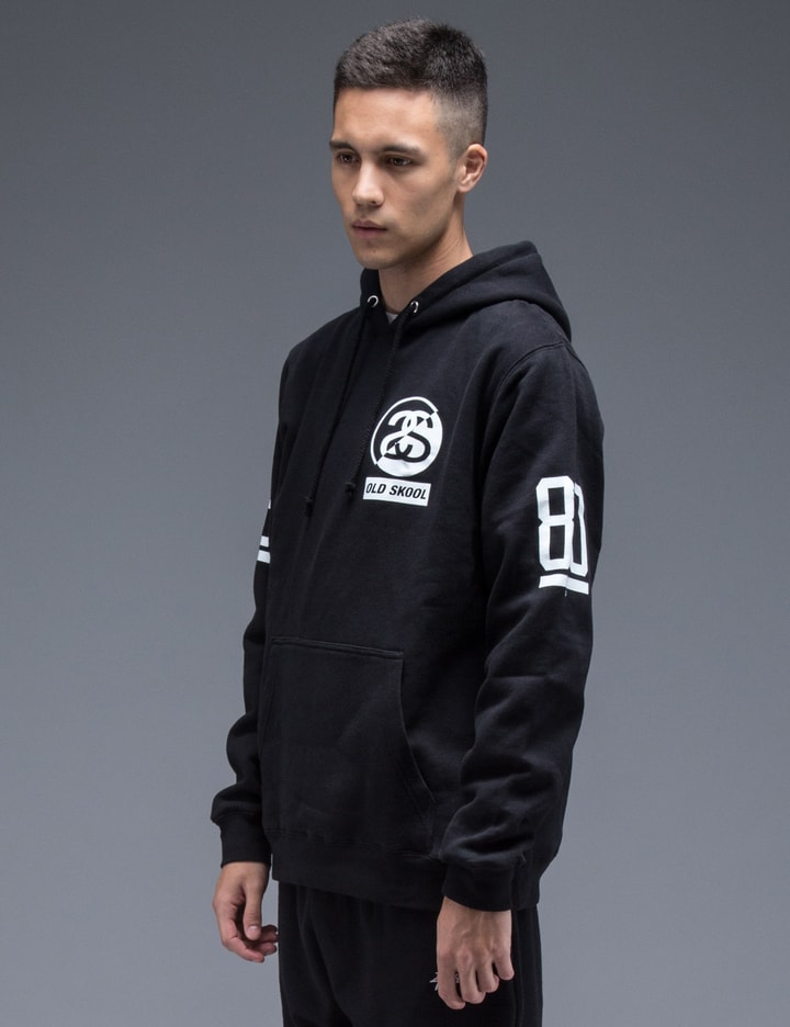 Black SS Old Skool Hoodie Placeholder Image