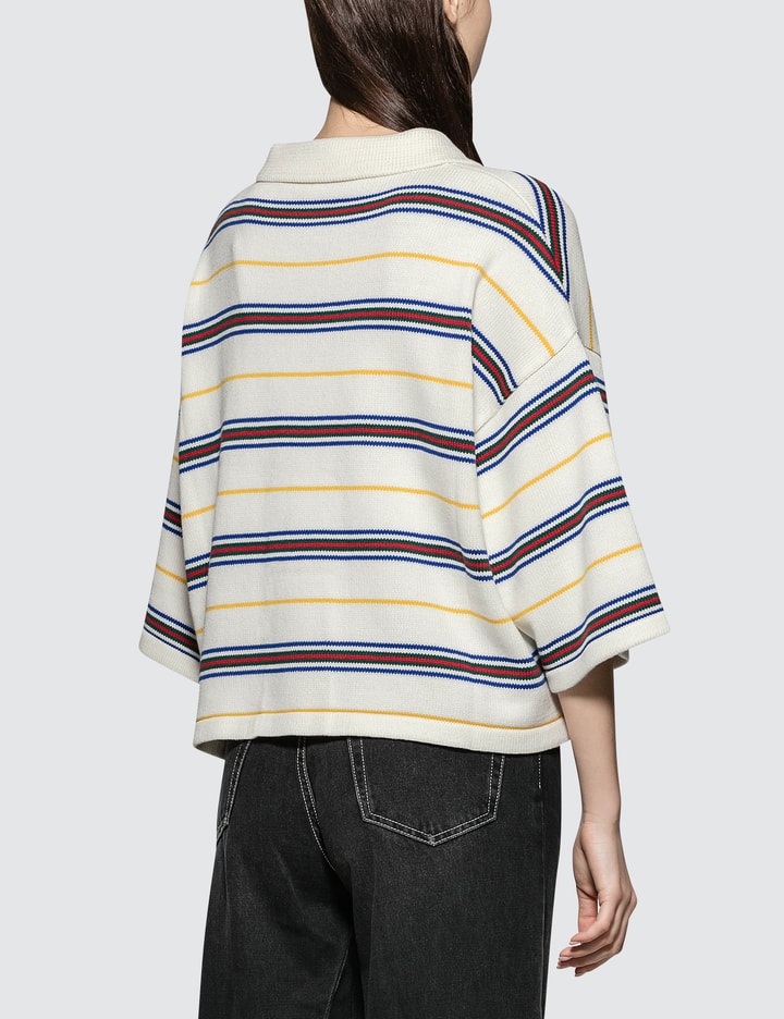 Knit Cropped Polo Placeholder Image