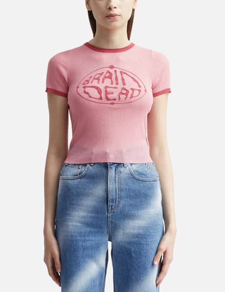 Brain Dead Worldwide Threadbare Knit Top