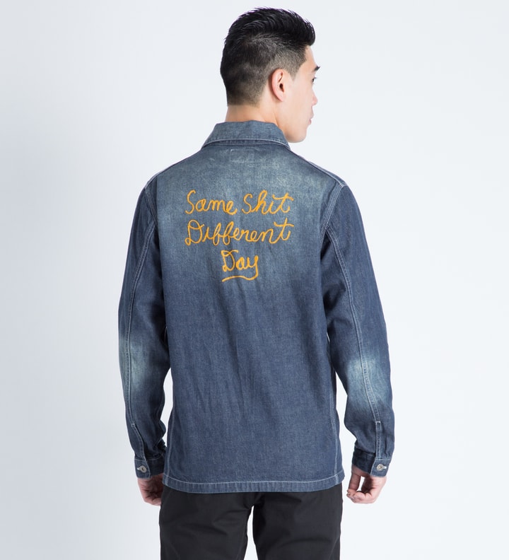 Indigo SSDD Wash Denim Coverall Jacket Placeholder Image