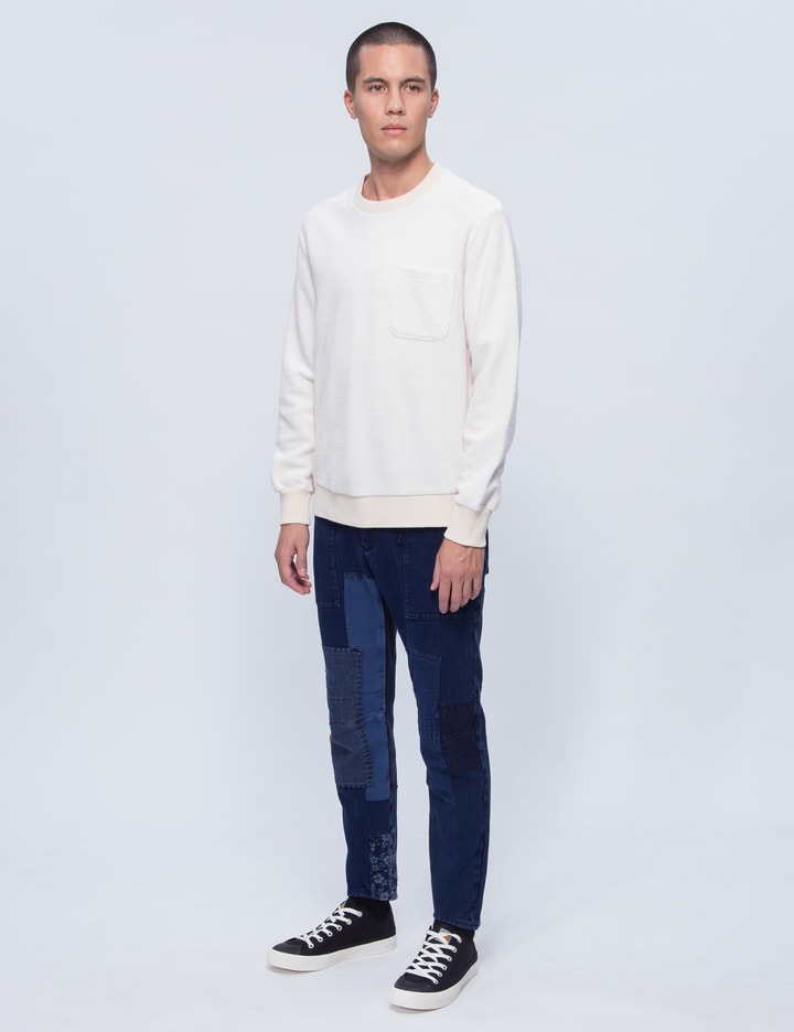 Pure Indigo "sashiko" Hand Patchwork Pants Placeholder Image