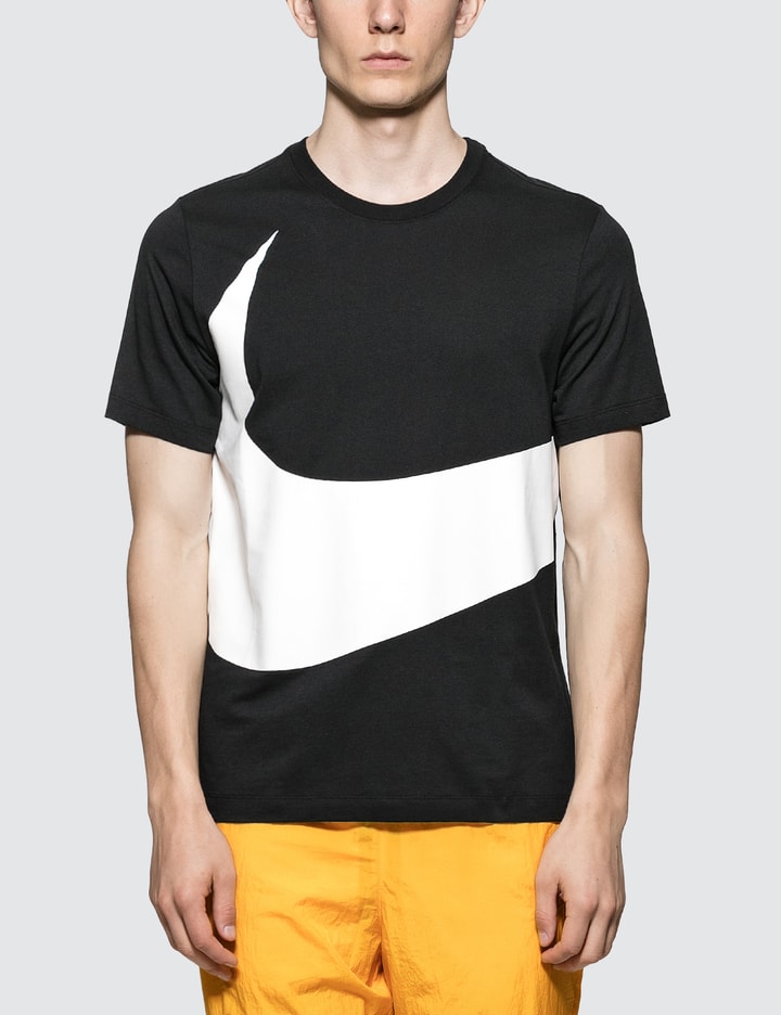 Oversized White Swoosh logo T-shirt Placeholder Image