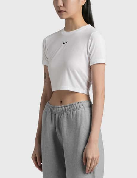 Nike - Nike Sportswear Essential Crop Top  HBX - Globally Curated Fashion  and Lifestyle by Hypebeast